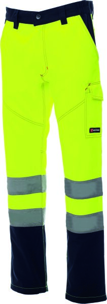 Fluogelb/Marineblau