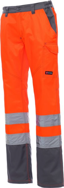 Fluoorange/Stahlgrau