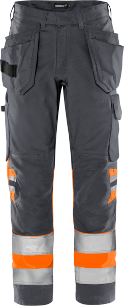 warnschutz-orange/grau